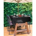 thumbnail image 3 of Fsddascl Black Deer Bird Outdoor Tablecloth - 52x70 Inch Rectangle Dining Table Cover, Retro Modern Silhouette Wildlife Waterproof Outdoor Table Cloth with Umbrella Hole & Zipper for Picnic/Patio, 3 of 7