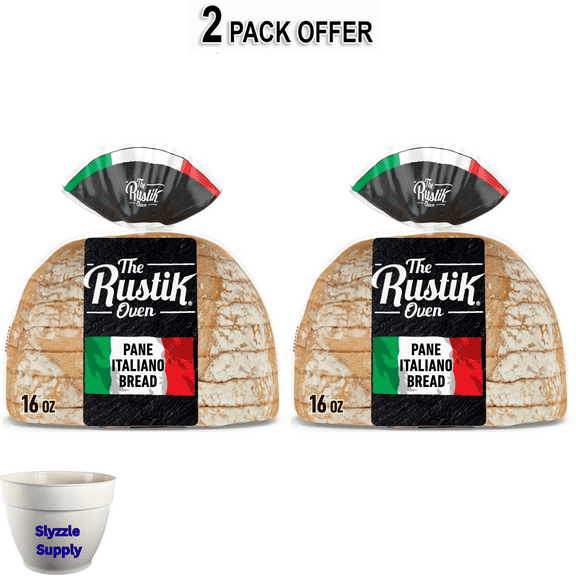 The Rustik Oven Pane Italiano Bread, 16 oz, Italian Italian Bread, Bag