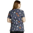 thumbnail image 2 of Tooniforms Scrubs Top For Men & Women V-Neck TF687, 2 of 5