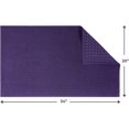 thumbnail image 3 of HAHDAXIA Bath Rug for Bathroom, 20x34 inch 100% Cotton Non Slip Bath Mat Rug, Soft Absorbent Machine Washable, Purple Bath Rug, 3 of 7