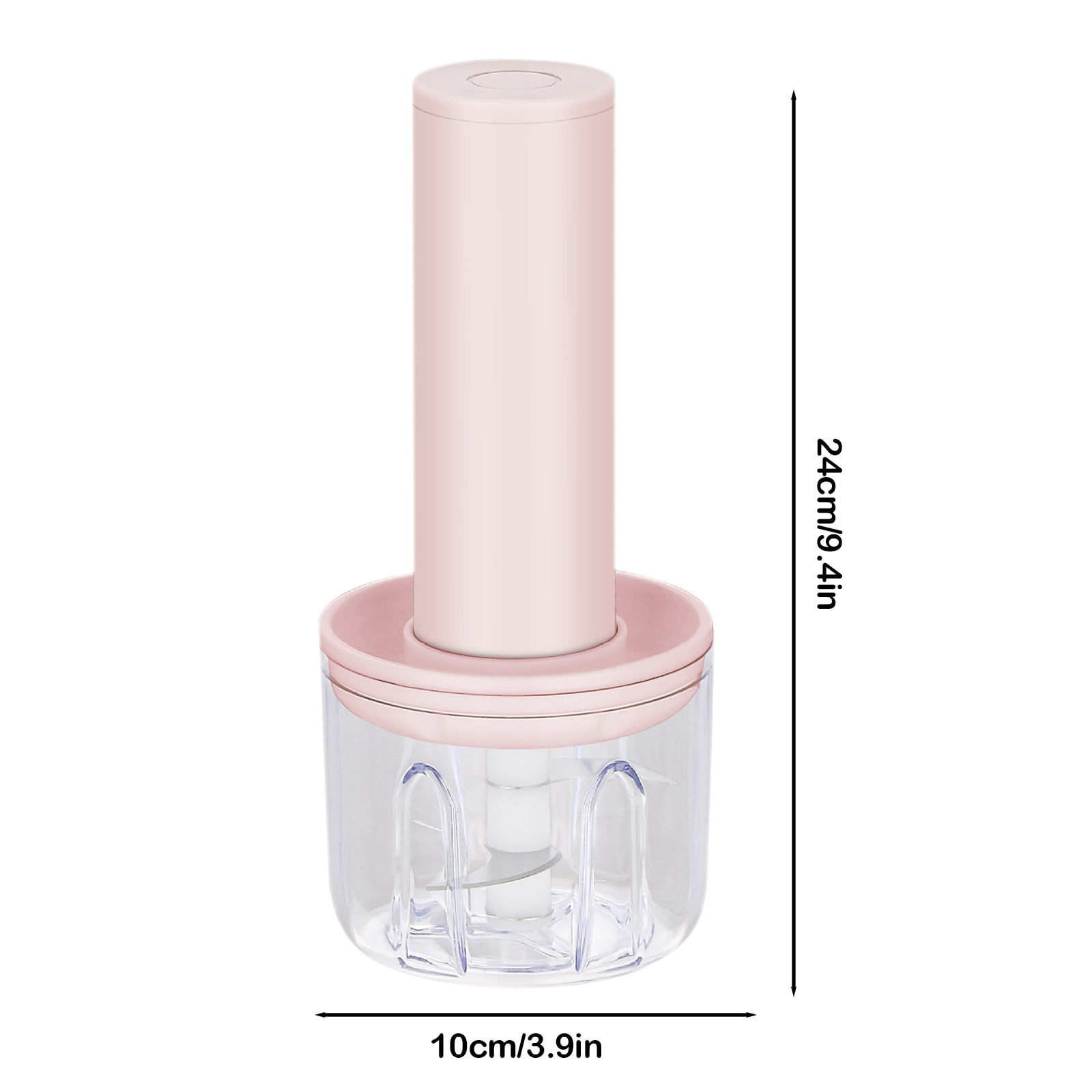 Portable Electric Food Chopper USB Rechargeable Mini Processor, 3 Blade Vegetable Garlic Meat Grinder With Container, Easy Clean Compact Kitchen Tool For Home Travel Cooking