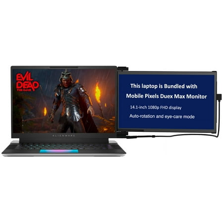 Alienware x16 Gaming/Entertainment Laptop (Intel i9-13900HK 14-Core, 16.0in 480 Hz Wide UXGA (1920x1200), GeForce RTX 4080, 32GB LPDDR5 6000MHz RAM, Win 11 Pro) with Duex Max DS Monitor