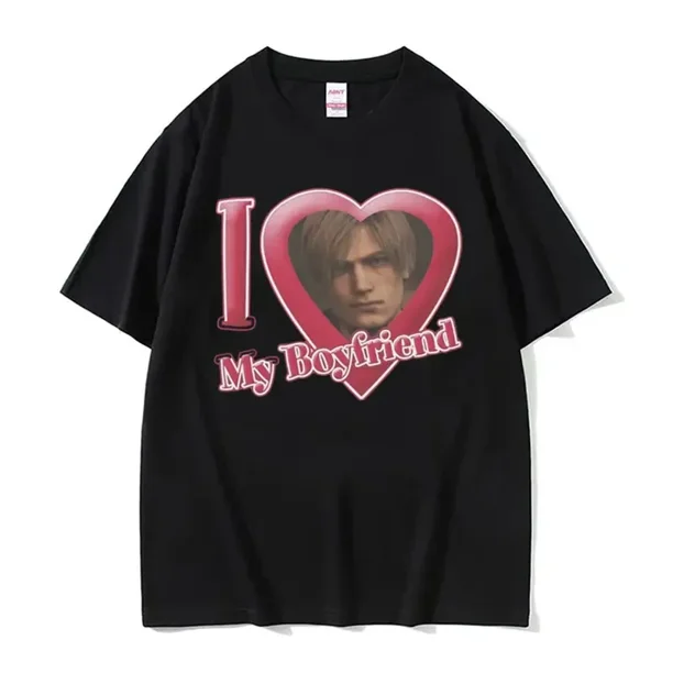 I Love My Boyfriend Leon S Kennedy Graphic T-shirt Women's