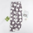 thumbnail image 2 of Xyxonk Women Pajamas Fuzzy Pajama Pants Fluffy Fleece Cozy Long Pant with Pockets Winter Soft Pajama Bottoms Warm Elastic Waist Sweatpants, 2 of 7