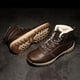 thumbnail image 5 of Botas Cuero PU Cómodas Hombre Cálido Invierno para Viajes al Aire Libre (42) Marrón Oscuro Marrón DQrwqpou Tenis De Mujer Tenis De Hombre, 5 of 7