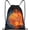 Basketball, variant on Baseball Drawstring Bags Youth , Cool Sports Drawstring Backpack with Fire and Water Pattern Printed, Black Casual Knapsack Bags for Teens Adults for Gym Travel Swimming Beach Camping, Small