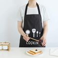 thumbnail image 4 of DAMAIE Cooking Aprons,Waterproof Adjustable Kitchen Apron With 2 Pockets For Women, 4 of 7