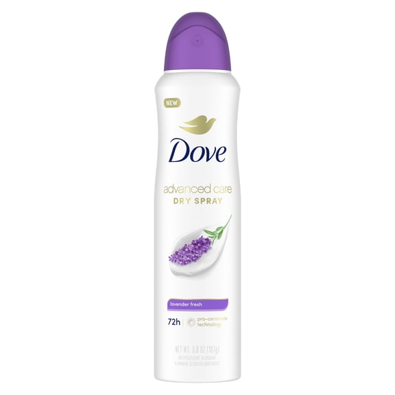 Dove Advanced Care Dry Spray Antiperspirant Deodorant - Lavender