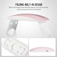 thumbnail image 4 of Lámpara UV plegable para uñas, compacta y portátil, ideal para manicura en casa, color rosa, carga USB, ajustes de tiempo de 45s y 60s., 4 of 7