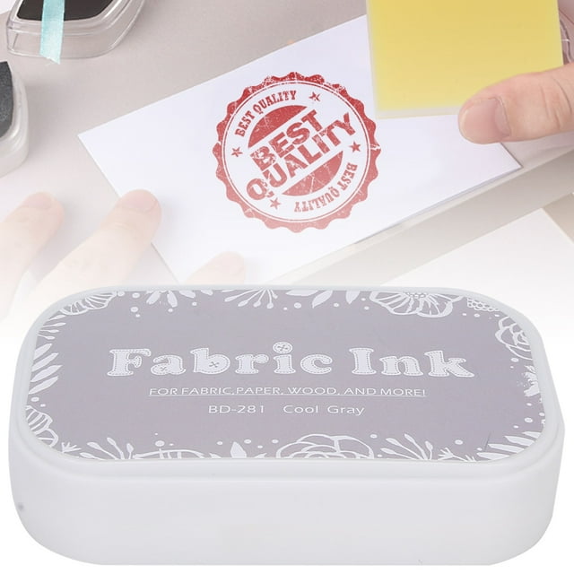 Kit d'Accessoires pour Carnet de Notes en Papier Coloré, Tampons d'Encre, Kits de Tampons en Papier pour Machine d'Impression, Tampon en Caoutchouc, Tampon d'Encre Argenté