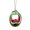 Watermelon Shaped Hanging Bird Feeder#8, variant on Watermelon Shaped Hanging Bird Feeder, 6 Inch Resin Hanging Bird Feeder, Fruit Shaped Garden Ornament with Jute Rope for Wild Birds