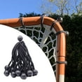 thumbnail image 3 of LOVIVER 10x Ball Bungee Cords Tent Tarp Fix Rope Tie Down Strap Elastic Rope for Black, 3 of 8