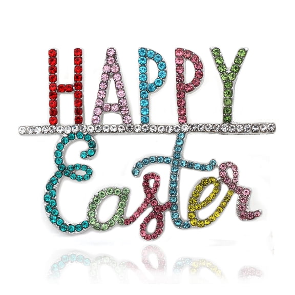 cocojewelry HAPPY EASTER Colorful Brooch Pin Fashion Jewelry