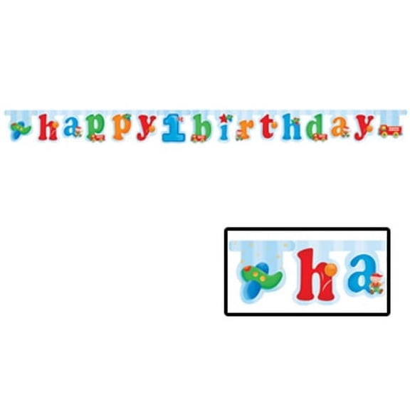 1st Birthday Jointed Banner - Fun at One