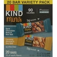 thumbnail image 3 of KIND Gluten Free Snack Mini Bars Variety Pack Dark Chocolate Nuts & Sea Salt and Caramel Almond & Sea Salt - 20 Bars, 3 of 3
