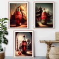thumbnail image 5 of Maravilloso mundo en arte abstracto Coca Cola Color Coca Cola Árbol Mundo Paisaje Impresión de alta definición Juego de pintor de lienzo, 5 of 5