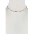 thumbnail image 2 of Metal Block Necklace Gold, 2 of 3