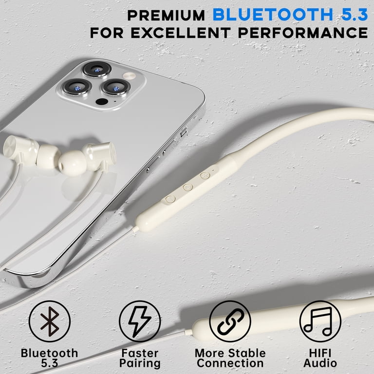 Cshidworld Neckband Bluetooth Earbuds with 120-Hour Playtime photo 5