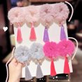 thumbnail image 1 of Visland 1 Pair Hair Rope Soft Festival Elastic Colorful Hair Bands Jewelry for Girl, 1 of 7