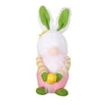 thumbnail image 2 of Vikakiooze Home Decor Under $5, Easter Cartoon Bunny Shape Cute Faceless Doll Candy Jar Decoration OrNaments, 2 of 2