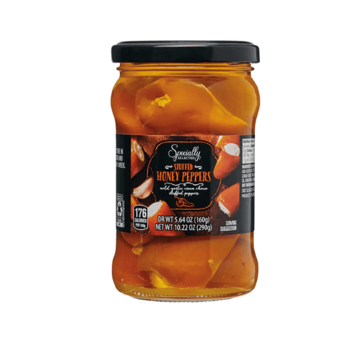 Specially Selected  Stuffed with Garlic Cream Cheese Honey Peppers Picante Peppers Pepperoncini ,Variety 3 Pack