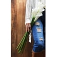 thumbnail image 2 of Real Touch Calla Lily Artificial Flowers, Wedding Bridal Floral Arrangements (25'' 6 Long Stems, Spring White), 2 of 5