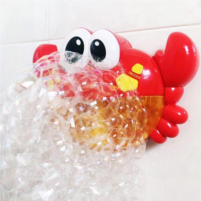 Juguetes de baño para bebés máquina de burbujas para bañera música