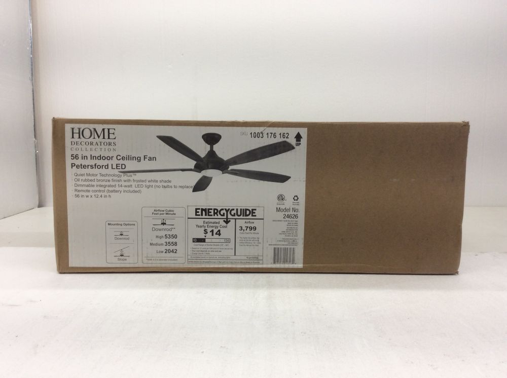 Oil Rubbed Bronze Ceiling Fan 