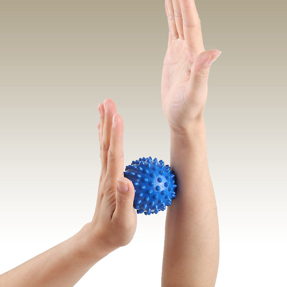 6.5CM Diameter PVC Spiky Massage Ball Sport Fitness Yoga Ball Hand Foot