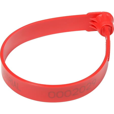 

Plastic Truck Seal 7-1/2 L 60 Lb. Break Strength Red 100/Pack