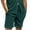 Green, variant on Wyobmus Mens Casual Shorts Drawstring Elastic Waist Wool Blend Sweat Shorts Summer Casual Plain Knit Striped Wide Leg Shorts S-3X Green