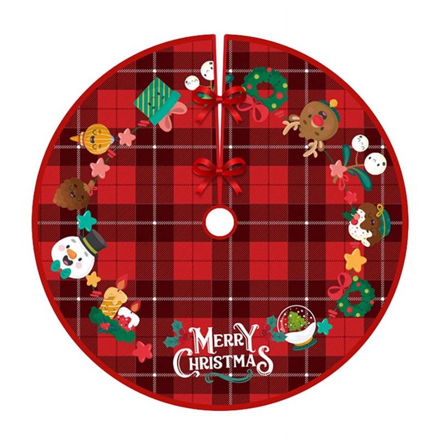 Falda de árbol de Navidad, alfombra, alfombra para el suelo, manta para exteriores, alfombra navideña, decoración para el hogar y Año Nuevo, H