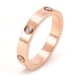 thumbnail image 2 of Anillo de titanio con diamantes para mujer, ligero, lujoso, sin caída, anillo para parejas, 5 mm, anillo con seis diamantes, 2 of 6