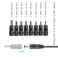 thumbnail image 4 of Adaptador Convertidor Kits de conector de puntas de adaptador de corriente CC para computadora portátil de 5,5x2,1 mm para Lenovo (8 en 1) Likrtyny Para estrenar, 4 of 9