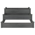 thumbnail image 4 of vidaXL Garden Raised Bed Gray 47.2"x47.2"x22" Solid Wood Fir, 4 of 6