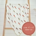 thumbnail image 6 of LollyBanks Nutcracker Dreams Baby Christmas Muslin Swaddle Blanket, 100% Cotton, 47"x47", 1 Pack, 6 of 6