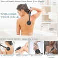thumbnail image 5 of Back Scrubber Silicone Body Scrubber Long Handle Bath Shower Back Brush Body Exfoliator (long Handle), 5 of 5
