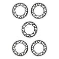 thumbnail image 1 of Guardoinrt 1/2/3/5 Stylish Bike Crank For Enhanced Performance Lightweight Bicycles Crank 46T black 5PCS, 1 of 6