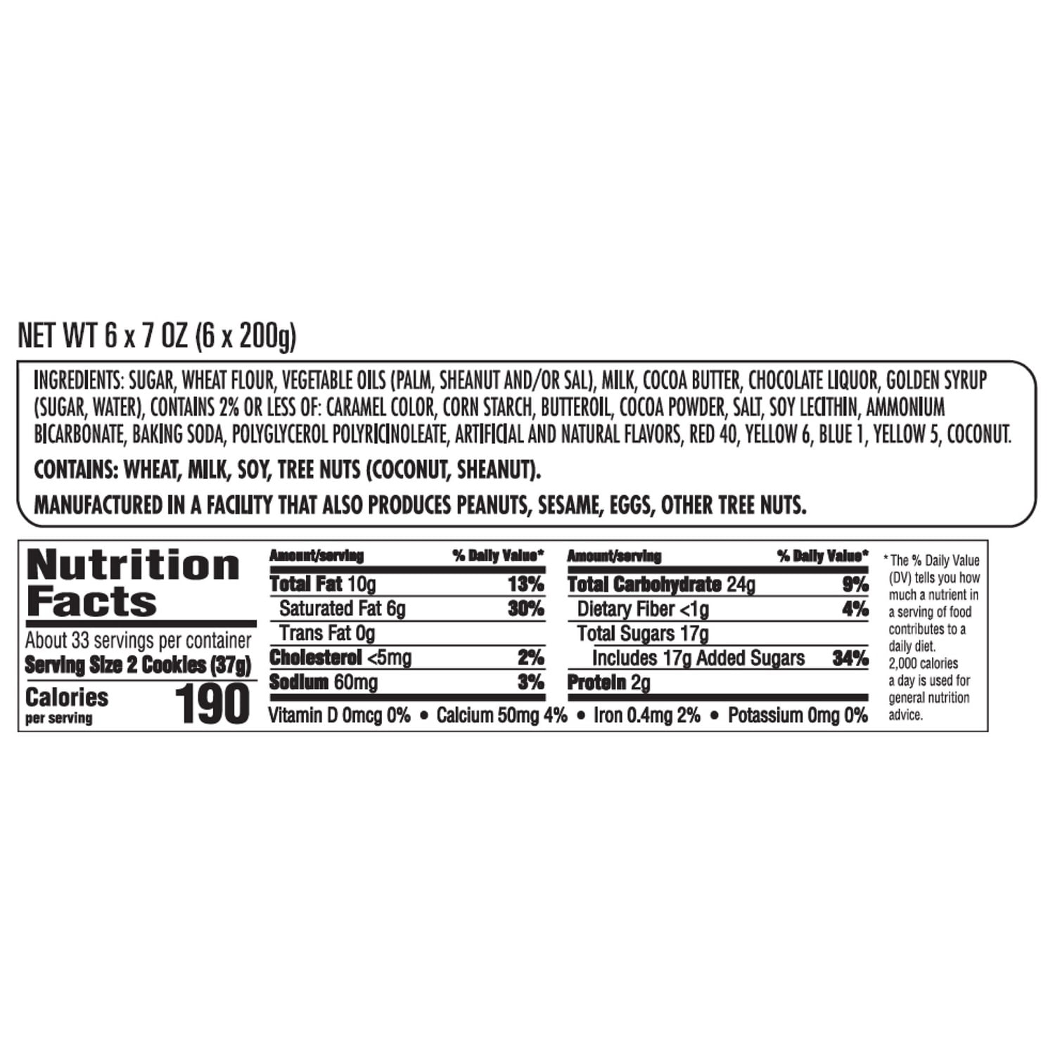 Arnott's Tim Tam Original Cookies , 7 oz, 6-count (66 Cookies