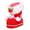 Red2, variant on Christmas Santa Candy Boots Bag Red Shoes Gift Stocking Snacks Container Home Decorations Xmas Tree Ornaments Hanging Pendants Xmas Bag Lovely Party Favor Decorations for Children Holiday Home Decor