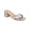 Gray, variant on Collection Womens Perette Faux Leather Animal Print Slide Sandals