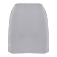 thumbnail image 6 of QATAINLAV Women's Mini Skirts Low Rise Bodycon Pencil Short Skirt Going Out Micro Skorts Streetwear, Gray, L,, 6 of 8