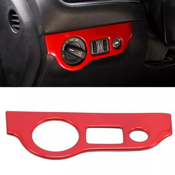 1 x Headlight Switch Button Cover Trim For Dodge Challenger Charger 2015-2020