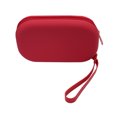 thumbnail image 1 of Hioecau Trousse de Maquillage Ovale en Silicone, Sac de Rangement Imperméable, Pochette Cosmétique à Fermeture Éclair pour Articles de Toilette, Rouges à Lèvres, Clés, Bijoux, 1 of 8