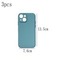 thumbnail image 2 of 3 PCS Non-Slip Liquid Silicone Gel Rubber Bumper Phone Case Soft Lining Compatible with iPhone14pro, 2 of 5