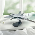thumbnail image 1 of Avión F/a-18 a escala 1/100, colección de aviones realistas con soporte de exhibición, aviones de de aleación de metal para decoración de sala, 1 of 8