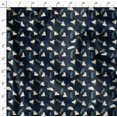 thumbnail image 4 of Soimoi Blue Poly Georgette Fabric Text & Tacos Food Printed Fabric 1 Yard 52 Inch Wide, 4 of 5