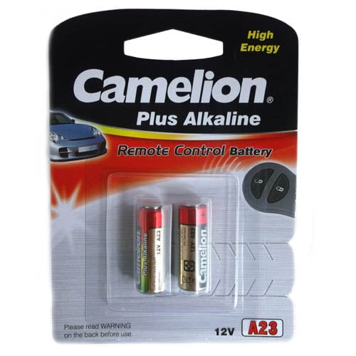 A23 - BATTERY ALKALINE 12V A23 REMOTE CONTROL OR WALKIE TALKIE (2 pcs/pkg)