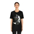 thumbnail image 3 of Bella Canvas 3001 Halloween Cat Shirt, Witchy Cat Bella Luna T-Shirt, 3 of 10