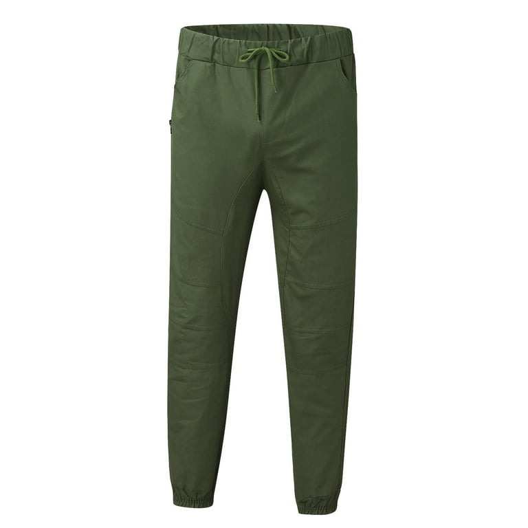 Vedolay Cargo Pants Men Plus Size Mens Cargo Joggers with Zipper